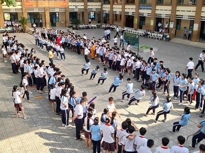 Ngày hội   Thiếu nhi vui khỏe - Tiến bước lên Đoàn   năm học 2024 - 2025