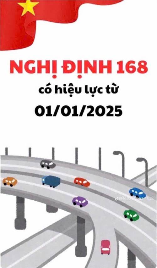 Nghị định 168 của Chính phủ chính thức có hiệu lực từ ngày 01/01/2025