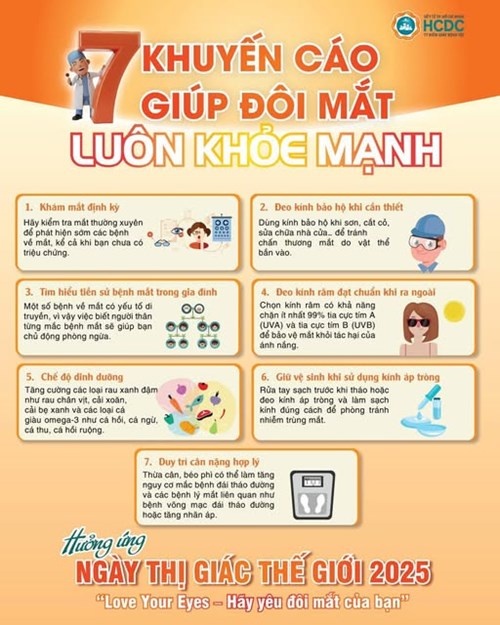 7 khuyến cáo giúp đôi mắt luôn khỏe mạnh