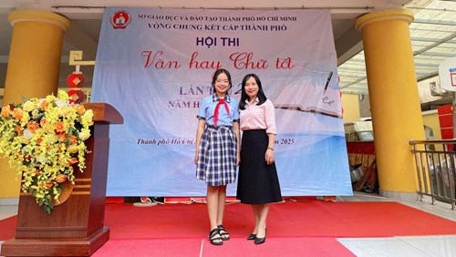 Sáng ngày 08 tháng 01 năm 2025 Trường THCS Nguyễn Văn Nghi tham gia Vòng chung kết cấp Thành phố Hội thi Văn hay chữ tốt lần thứ 25 năm học 2024 - 2025