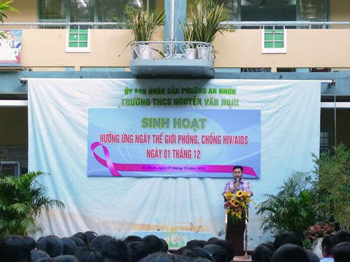 Sinh hoạt hưởng ứng ngày ngày thế giới phòng, chống AIDS ngày 01 tháng 12