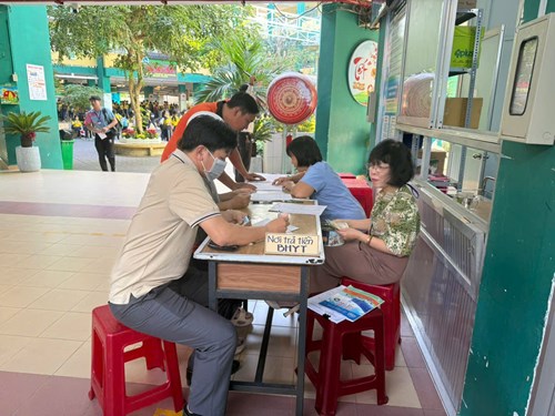 Trường THCS Nguyễn Văn Nghi đã thực hiện chi trả tiền BHYT cho Cha mẹ học sinh