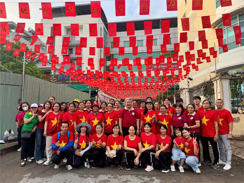 Trường THCS Nguyễn Văn Nghi tham gia hoạt động  Cùng Việt Nam tiến bước  trên địa bàn Phường An Nhơn và Lễ ra quân Tổng vệ sinh môi trường phát động không gian xanh Chào mừng Đại hội đại biểu Đảng bộ phường An Nhơn lần thứ I, nhiệm kỳ 2025 - 2030, kết hợp tuyên truyền, phòng chống dịch bệnh sốt xuất huyết năm 2025