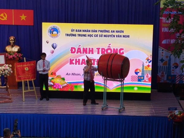 Ngày 05 tháng 09 năm 2025 Trường THCS Nguyễn Văn Nghi tổ chức  Lễ khai giảng  năm học 2025 - 2026