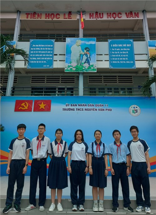 Trường Trung học cơ sở Nguyễn Văn Phú xin chúc mừng các em đạt giải Học sinh giỏi cấp Thành phố các bộ môn.