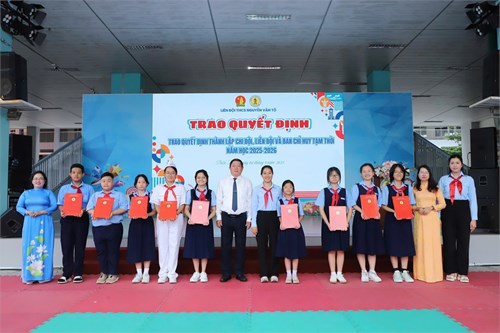 Lễ phát động công tác đội và phong trào thiếu nhi năm học 2025 – 2026