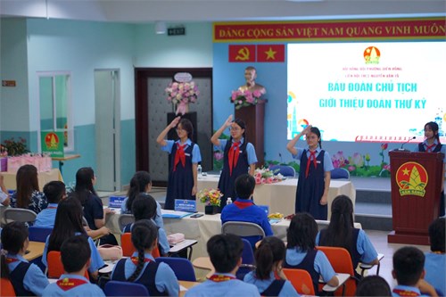 Đại hội Liên đội Trường THCS Nguyễn Văn Tố – nhiệm kỳ 2025 – 2026