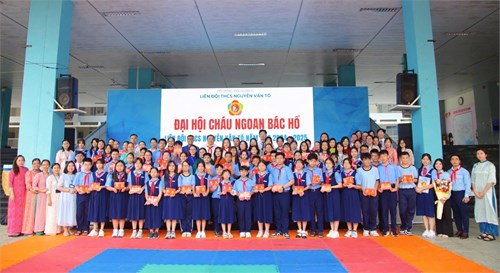 Đại hội Cháu ngoan Bác Hồ cấp Liên đội THCS Nguyễn Văn Tố năm học 2024 – 2025
