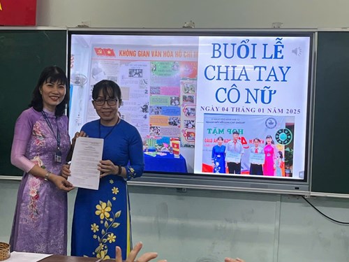 Chia tay Cô Nguyễn Thị Ngọc Nữ về hưu