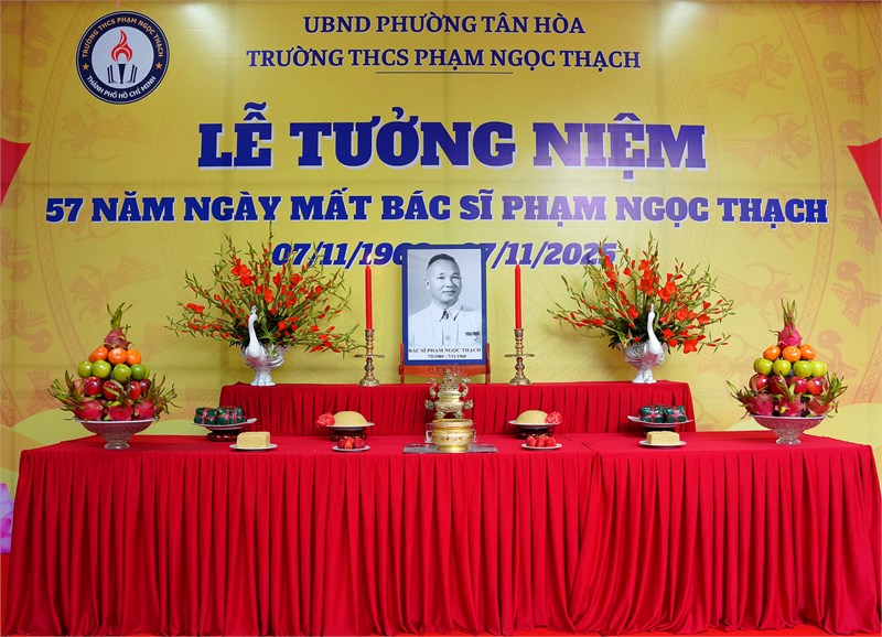 Lễ tưởng niệm 57 năm ngày mất bác sĩ Phạm Ngọc Thạch (07/11/1968 - 07/11/2025)