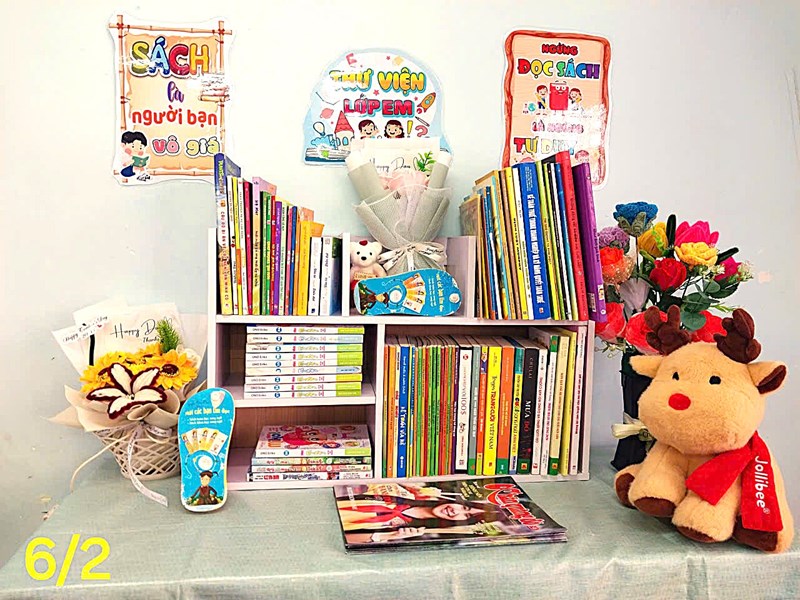 Phong trào thi đua nhân rộng và phát triển Tủ sách lớp học - Tủ sách gia đình năm học 2025 - 2026