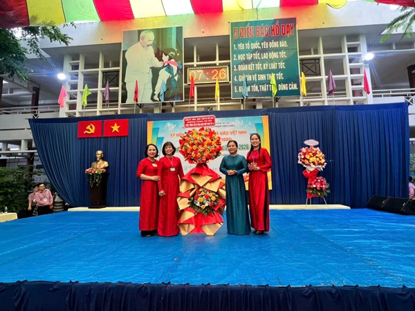 Lễ Kỷ niệm ngày Nhà giáo Việt Nam và Chung kết Hội thi văn nghệ năm học 2025-2026