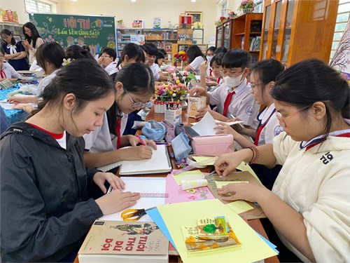[THCS Phan Bội Châu] Hội thi  Lớn lên cùng sách  cấp trường năm học 2024 - 2025