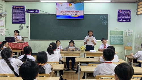 Đại hội chi đội nhiệm kỳ 2025 – 2026 thiếu nhi thành phố bác vững bước tiến vào kỷ nguyên mới