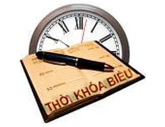 Thời khóa biểu năm học 2025 - 2026