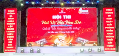 Trường THCS Phan Tây Hồ tham dự Hội thi “Hát về thời hoa đỏ” năm 2025 - Chủ đề: “Bản hùng ca chiến thắng” ngày 15/03/2025.