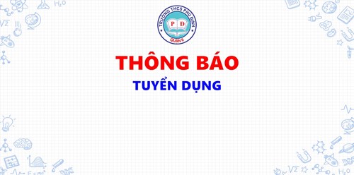 Thông báo về việc tuyển dụng nhân viên bảo vệ