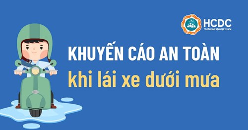 Khuyến cáo an toàn khi lái xe dưới mưa
