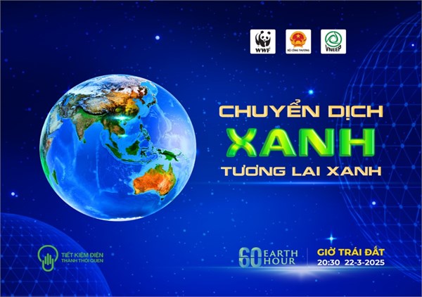 Hưởng ứng chiến dịch giờ trái đất năm 2025