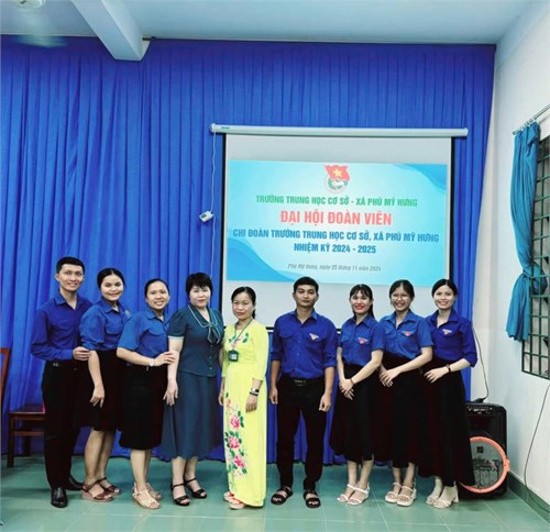 Chúc mừng Đại hội Chi đoàn Trường THCS Phú Mỹ Hưng nhiệm kỳ 2024-2025 đã diễn ra thành công tốt đẹp.