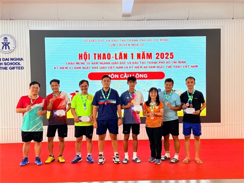 Trường THCS Phước Bình đạt giải tại Hội thao Cụm chuyên môn 10, lần I năm 2025