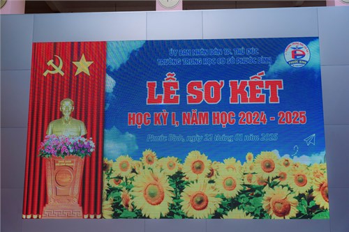 Lễ Sơ kết học kỳ 1, năm học 2024 - 2025
