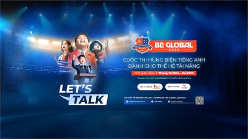 Đừng bỏ lỡ cơ hội để con trở thành nhà vô địch tại 𝐢𝐒𝐌𝐀𝐑𝐓 𝐄𝐍𝐆𝐋𝐈𝐒𝐇 𝐂𝐇𝐀𝐌𝐏𝐈𝐎𝐍 - 𝐁𝐄 𝐆𝐋𝐎𝐁𝐀𝐋 𝟐𝟎𝟐𝟓