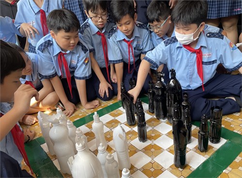 Hoạt động  Giờ ra chơi trải nghiệm, sáng tạo  năm học 2024 - 2025 của Liên đội THCS Quang Trung