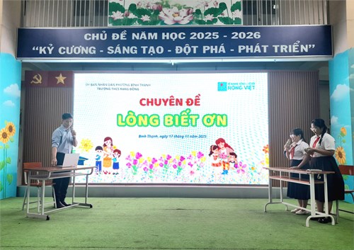 Sinh Hoạt Chào Cờ Tuần 11 - Chuyên Đề  Lòng Biết Ơn  - Trung Tâm Kỹ Năng Sống Rồng Việt