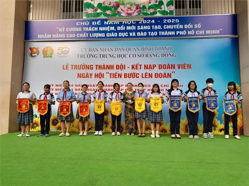 Trường THCS Rạng Đông Sinh Hoạt Chào Cờ Đầu Tuần (24/03/2025)