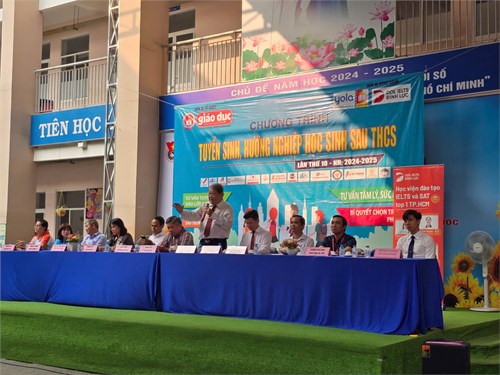 Trường THCS Rạng Đông Tổ Chức Buổi Sinh Hoạt Tư Vấn Tuyển Sinh - Hướng Nghiệp Cho Học Sinh Khối 9 - Năm Học 2024 - 2025