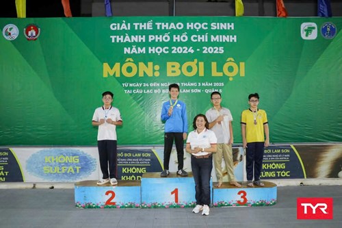 Tuyên Dương Học Sinh Đạt Huy Chương Vàng - Giải Thể Thao Học Sinh Thành Phố Hồ Chí Minh - Môn Bơi Lội - Năm Học 2024 - 2025