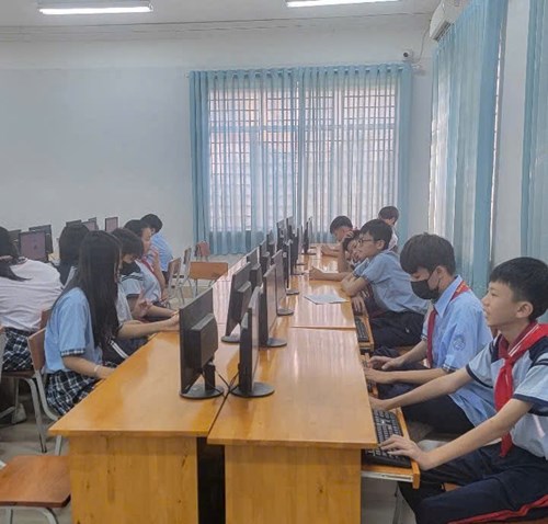 Trường THCS Rạng Đông Tổ Chức Việc Khảo Sát Năng Lực Cho Học Sinh Khối 7.