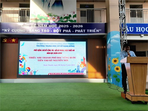 Trường THCS Rạng Đông Phát Động Chủ Đề Công Tác Đội Và Phong Trào Thiếu Nhi Năm Học 2025 - 2026