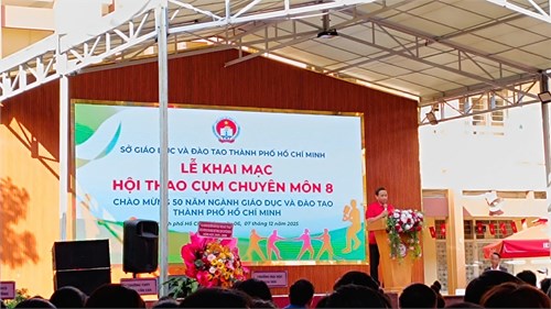 Hội thao cụm chuyên môn 8 – chào mừng 50 năm giáo dục & đào tạo tp. hồ chí minh