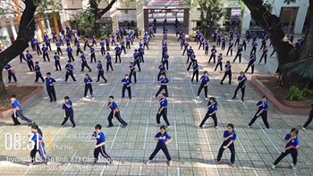Đồng diễn võ nhạc Vovinam hướng tới xác lập kỉ lục kép