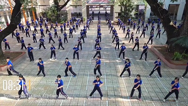 Đồng diễn võ nhạc Vovinam hướng tới xác lập kỉ lục kép