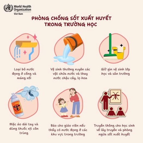 Tuyên truyền phòng chống sốt xuất huyết trong trường học