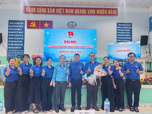 Một số hình ảnh về Đại hội Chi đoàn Trường THCS Tăng Nhơn Phú B nhiệm kỳ 2025 - 2026