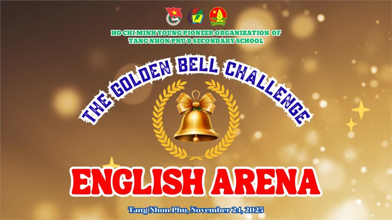 Một số hình ảnh về Hội thi  Rung chuông vàng  về tiếng Anh tại Trường THCS Tăng Nhơn Phú B