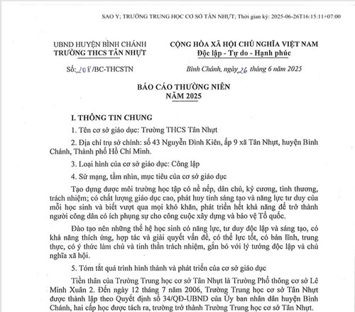 Báo cáo thường niên