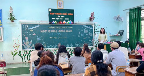 Họp CMHS Lớp 9 cuối năm học 2024-2025