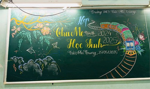 Họp Cha mẹ học sinh khối 6,7,8 cuối năm học 2024-2025