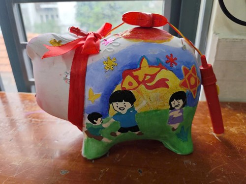 🐷 hội thi trang trí heo đất trường thcs tân thới hoà 🐽 🐖