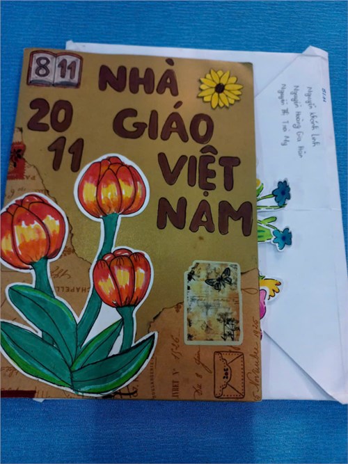 Hội thi thiết kế thiệp chào mừng ngày Nhà giáo Việt Nam 20/11