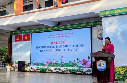 Quyên góp hỗ trợ đồng bào miền trung bị ảnh hưởng thiên tai