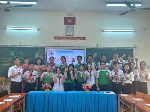 Họp mặt đội tuyển học sinh giỏi cấp thành phố kỳ thi khóa ngày 14/3/2025