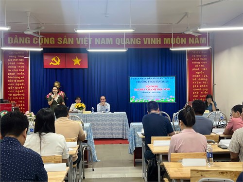 Hội nghị Đại biểu Cha mẹ học sinh Trường THCS Tân Xuân năm học 2025–2026