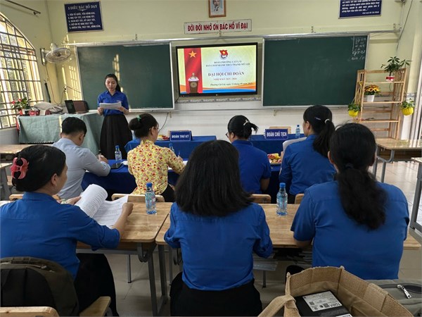 Đại hội chi đoàn trường thcs thạnh mỹ lợi nhiệm kỳ 2025 – 2026