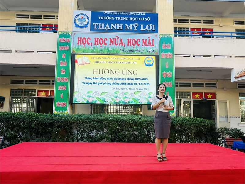 Tuyên truyền phòng, chống hiv/aids – năm học 2025–2026